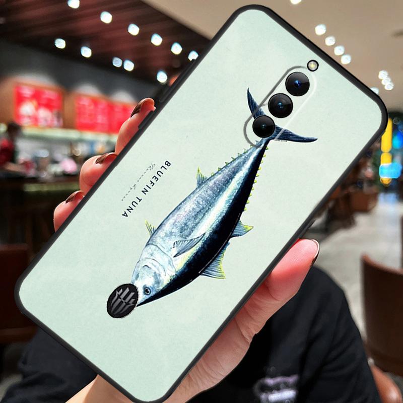 Чехол Синий тунец для ZTE Nubia Red Magic 10S 10 8 9 8S 9S 11 Pro Plus 5G 6R 6 7 6S 7S Pro 10 Air