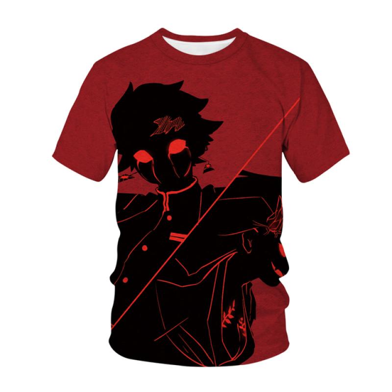 Футболка для мужчин и женщин, аниме, 3D принт, уличная одежда, Demon Slayer Kimetsu No Yaiba, Harajuku, модная футболка, футболка унисекс, топы, одежда