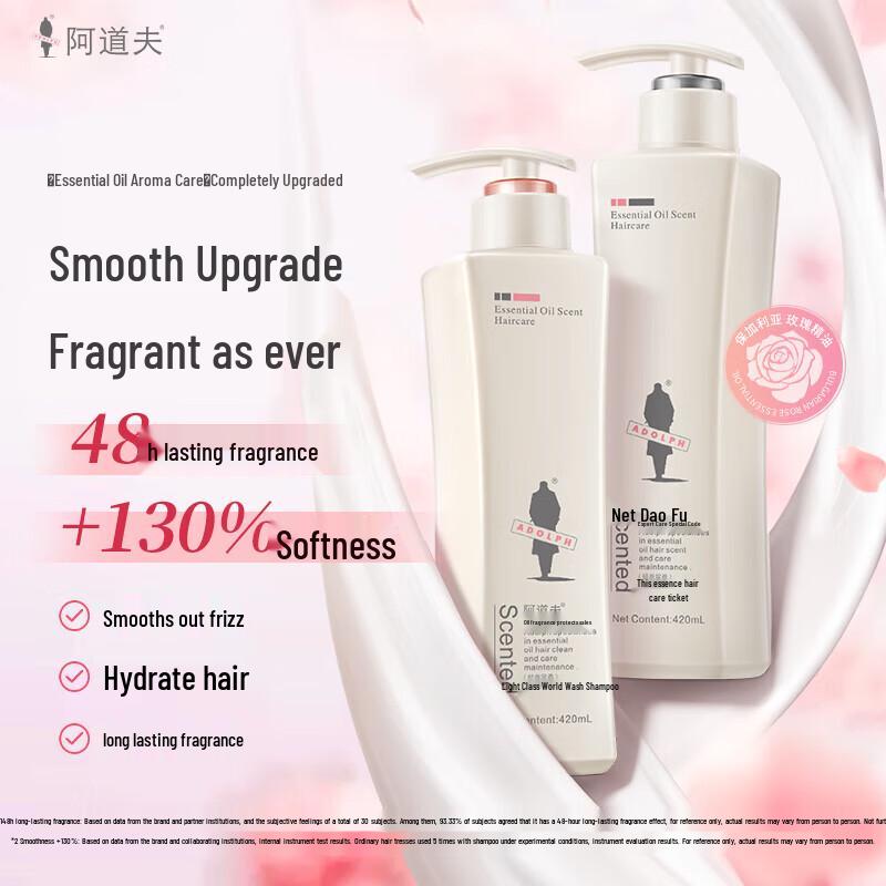 Adolph Smooth & Silky Hair & Body Care Set