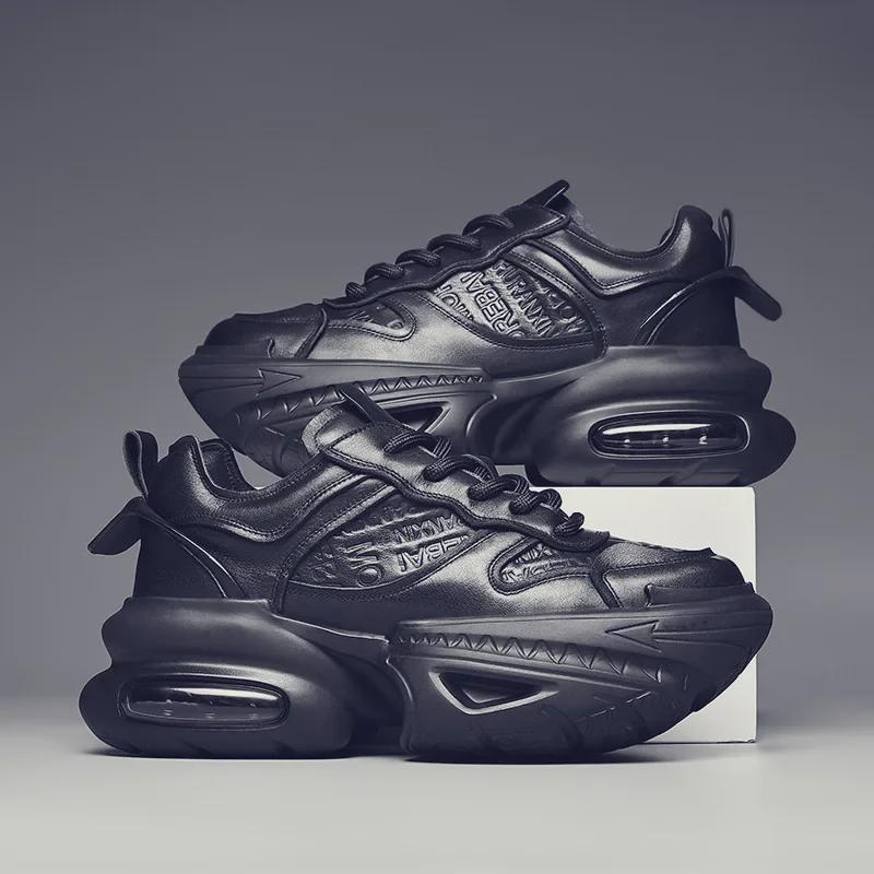 Mobei 2025 Мужская модная весенняя спортивная обувь: Модная, высококачественная, оригинальная и увеличивающая рост обувь для пап.
