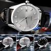 Men Vintage Date Calendar Dial Faux Leather Business Analog Quartz Wrist Watch