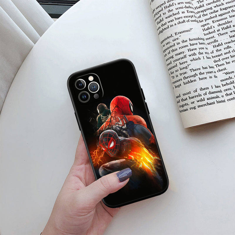 Чехол для телефона ED50 Spider-Man для Samsung Note 20 10 Plus Ultra Lite A51 A52 A53 A71 A72 A73 A82 M20 M30 M21 M31 M51 A11 A30S A20S A50S A70