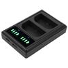 Micro TypeC Dual Port Camera Dual Display Dual Dock Charger for LPE6 E6N Camera Battery