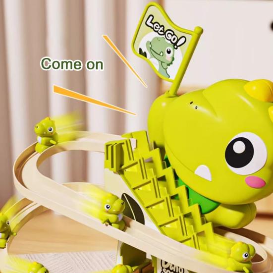 Yousheng электрическая игрушка-горка для скалолазания в виде животных со светодиодной подсветкой и музыкой для детей, обучающая автоматическая лестница для восхождения в виде динозавра и кролика, американские горки