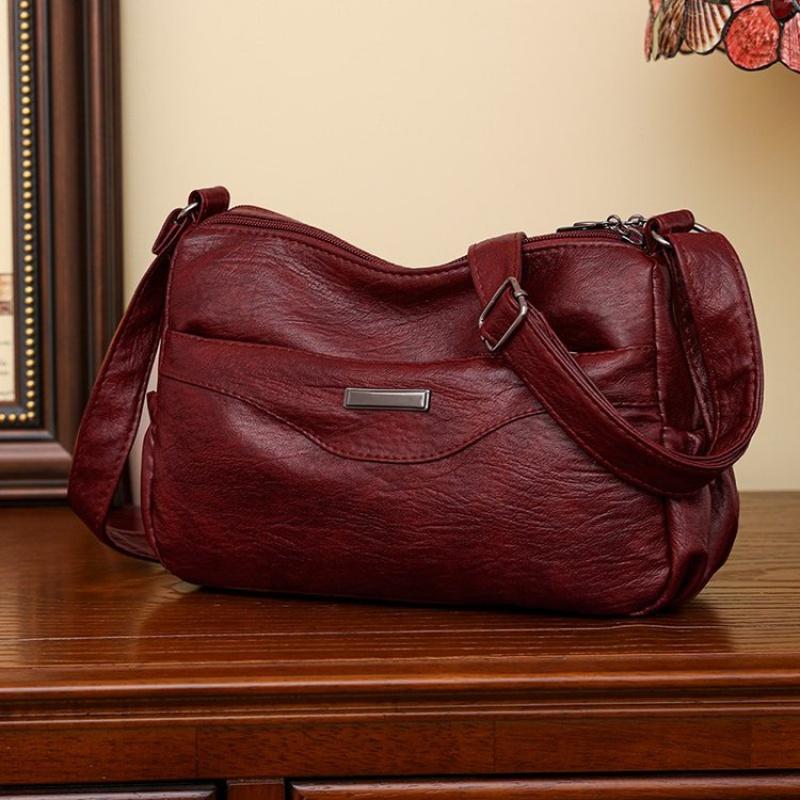 Soft PU Leather Luxury Handbags Purses Women Bags Designer Shoulder Crossbody Bag For Female Branded 2024 Winter Trend Messenger Bags