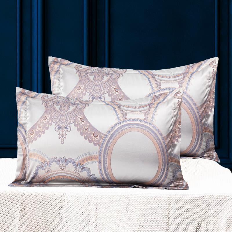 1 пара наволочек-конвертов из атласного жаккарда Tribute, наволочки для взрослых размером 48*74 см, наволочки для комфорта на весну/лето, наволочки без вставок