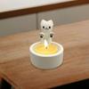 Мультяшный котенок подсвечник смоляной декор кот для дома годовщина