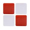 uxcell Car Sticker Safety Warning Tape Reflector Decal 5x5cm Red