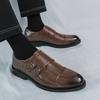Модный совершенно новый мужской остроносый удобный деловой банкетный Оксфорд Модная весенняя мужская дышащая повседневная свадебная кожаная обувь