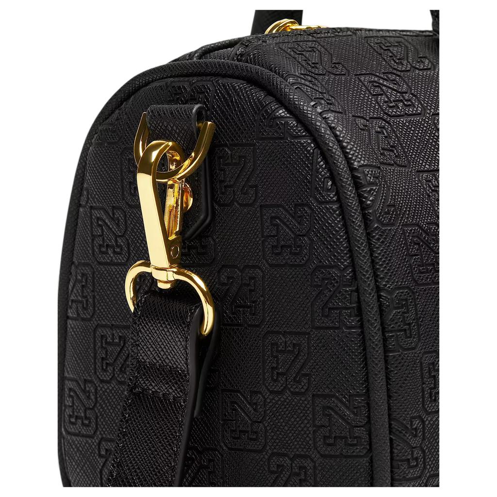 Jordan Monogram Embossed Pattern Fashion Design Crossbody Synthetic Leather Handbag Unisex handbags Black Gold IQ3204-010