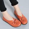 Moccasins Soft Genuine Leather Flat Shoes Women Flats with Flowers Ladies Shoes Women Designers Loafers Slip On Ballerina