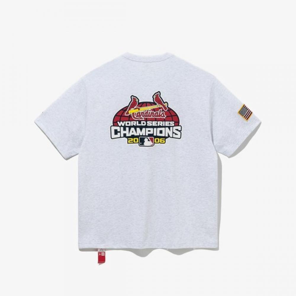 Новая Эра Mlb ST. Футболка чемпиона мировой серии Louis Cardinals, цвет серый, 14700226 S