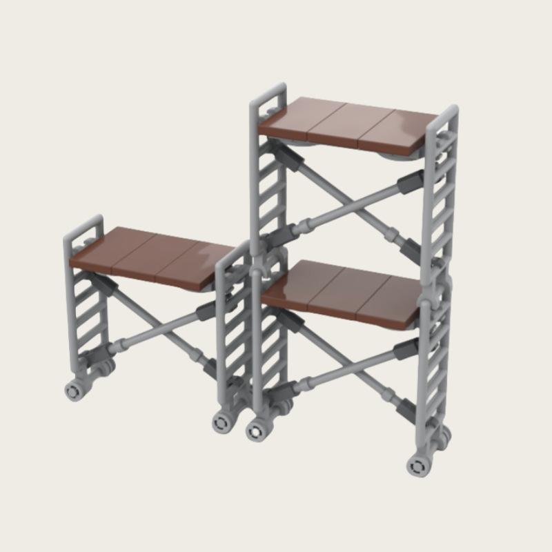 Building Block Scaffolding Building Building Shelf Decoration High Platform Model Assembly Toy Compatible Set