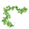 2 шт. имитация виноградных листьев ротанга зеленое растение потолочное украшение лоза подвесное украшение для воздуха