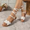 Strap Women Shoe  Summer New Retro Women Plat Heel Temperament Comfort Women Sandal Versatile Fashion Party Shoes