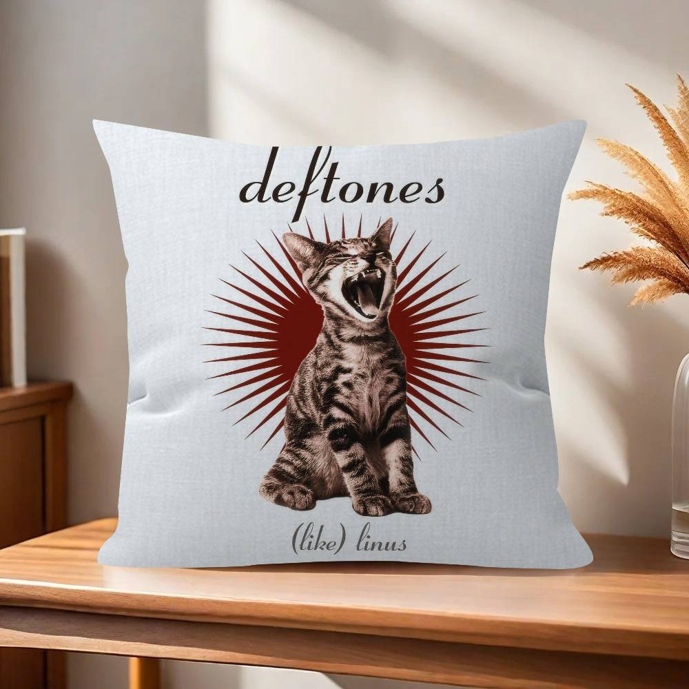 Band album DDeftones COOL  Personalized Pillow Cover Kids Bedroom Wild Party Decor Pillowcase kid Birthday shower Gift