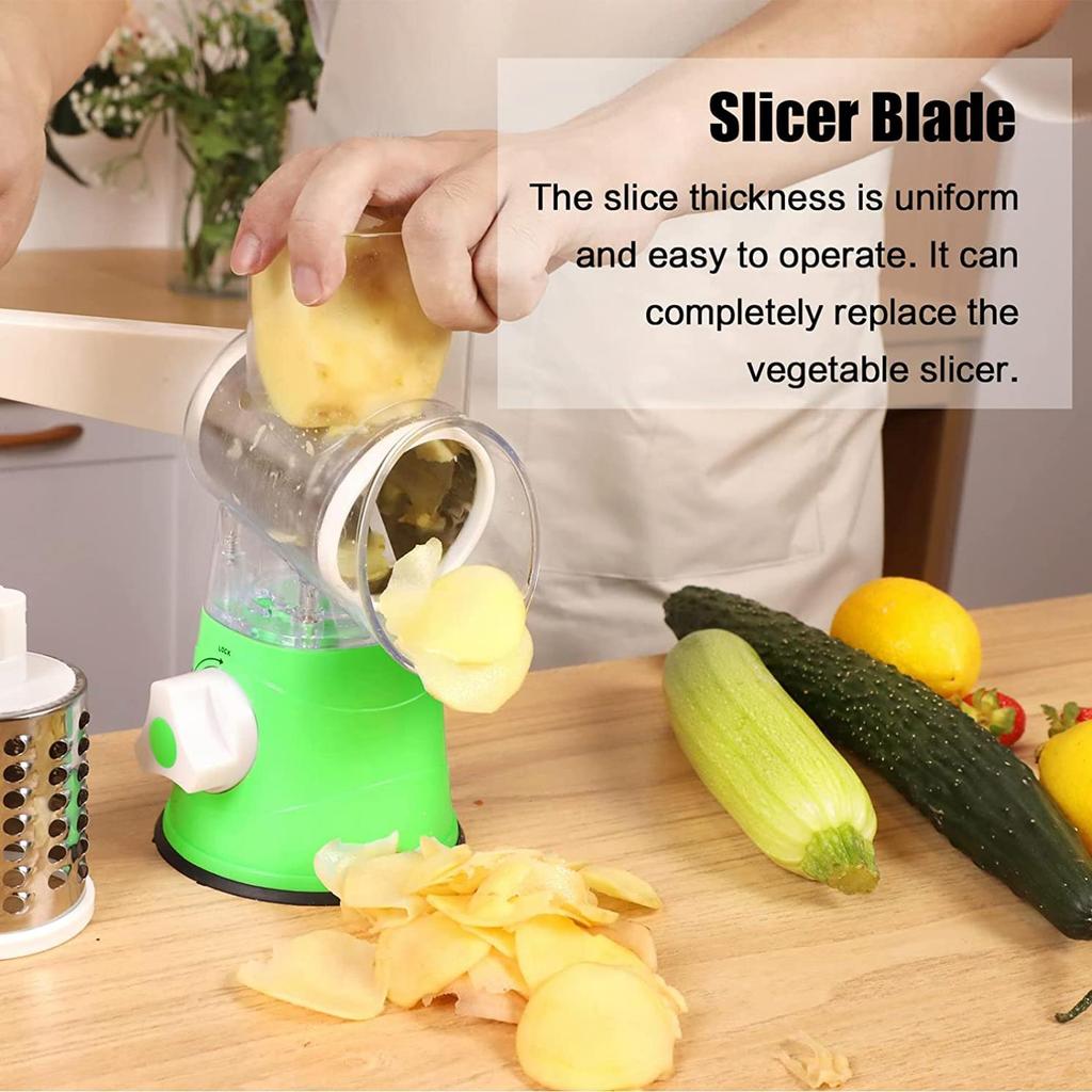 In Stock 3in1 Multifunctional Adjustable Thickness Vegetable Spiral Slicer Kitchen Tool Cooking Accessories Veget Spiralizer