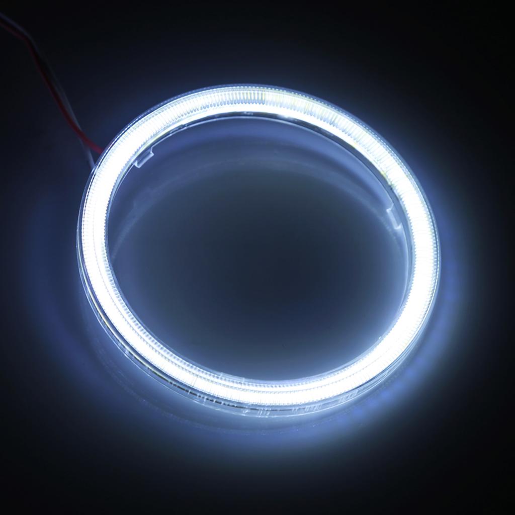 1 пара автомобильных светодиодных колец COB для фар DRL, для мотоцикла, автомобиля, 60 мм