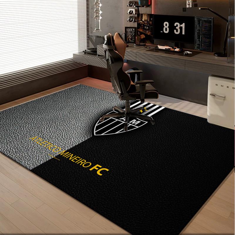 1PC rug Brugge Emblem Design Carpet, Chair Rug,Area Rug for Office Bedroom living rooms bedroom, Doormat decor Christmas fan gifts