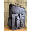 Men's Antitheft Backpack Travel Laptop School Goat Leather Vintage Bag.