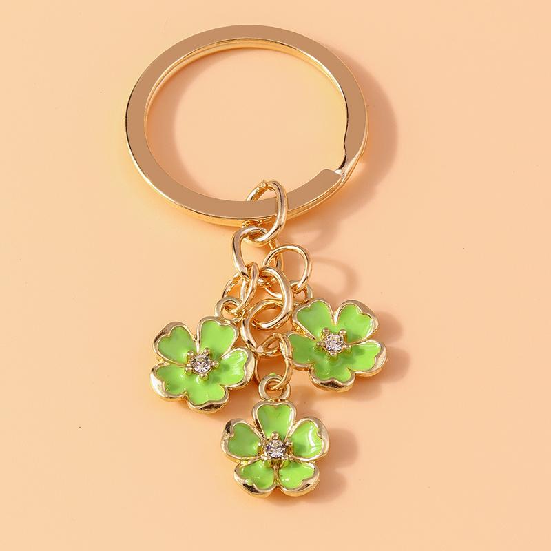 Милый Эмалированный Брелок-Подсолнух Женский Девочки Цветок Брелок Подвески для Декора Сумки DIY Ручная Работа Ювелирные Изделия Подарки