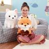 Long Tailed Fox Plush Toy Cartoon Stuffed Animal Doll Decorations Gift Kids