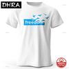 Unisexs The Freedom Letter Printed Shirt 100 Cotton Oversized Funny Graphic Tees for Unisex Unisex Summer Trendy Comfortable Clothes