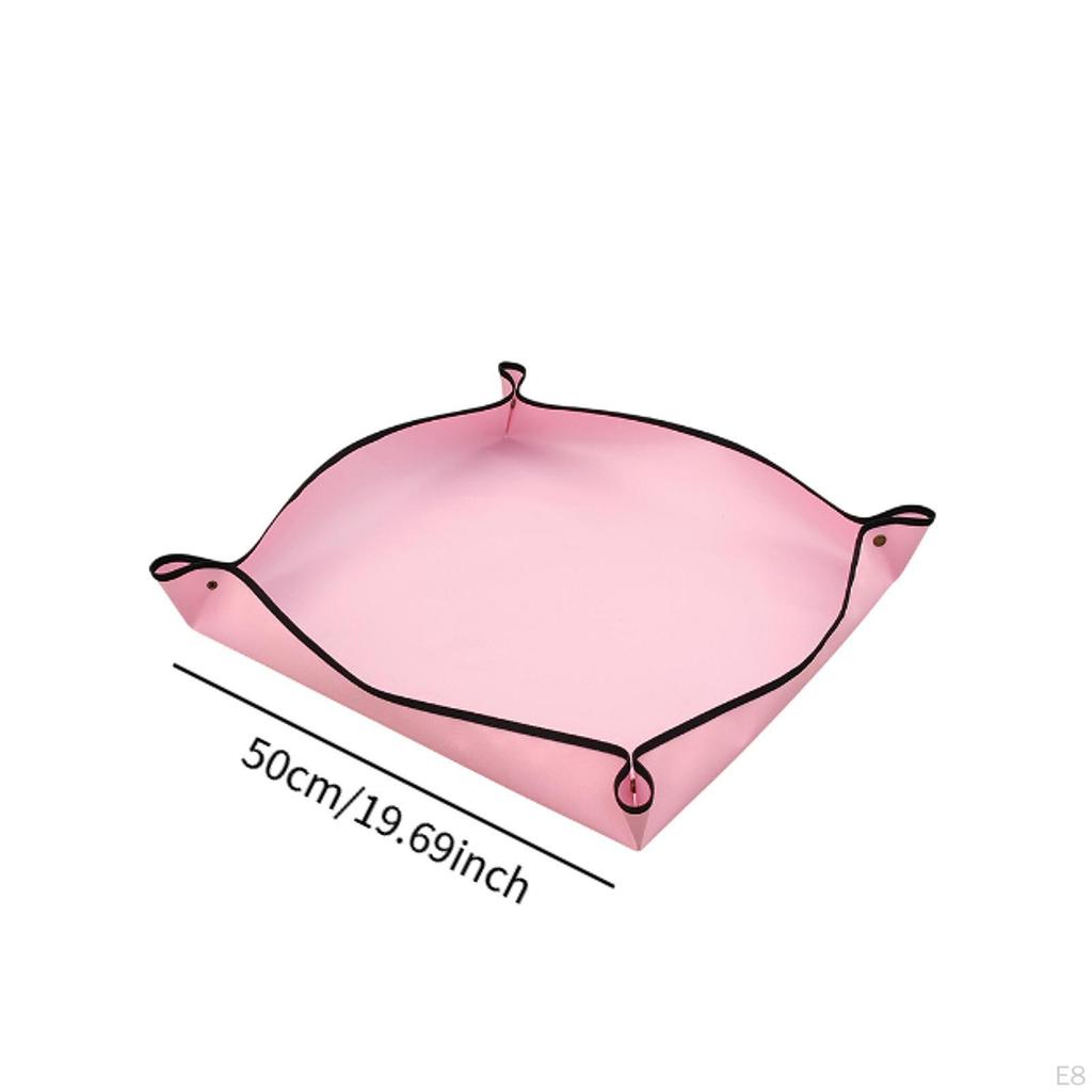 Mat for Repotting, Foldable Design with Mess Control Features