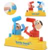 Hammer Battle Toys, Mini Children's Head Knocking Little Man Fighting Table Games Cute Cartoon Shapes, Toy Gifts for Boys Girls