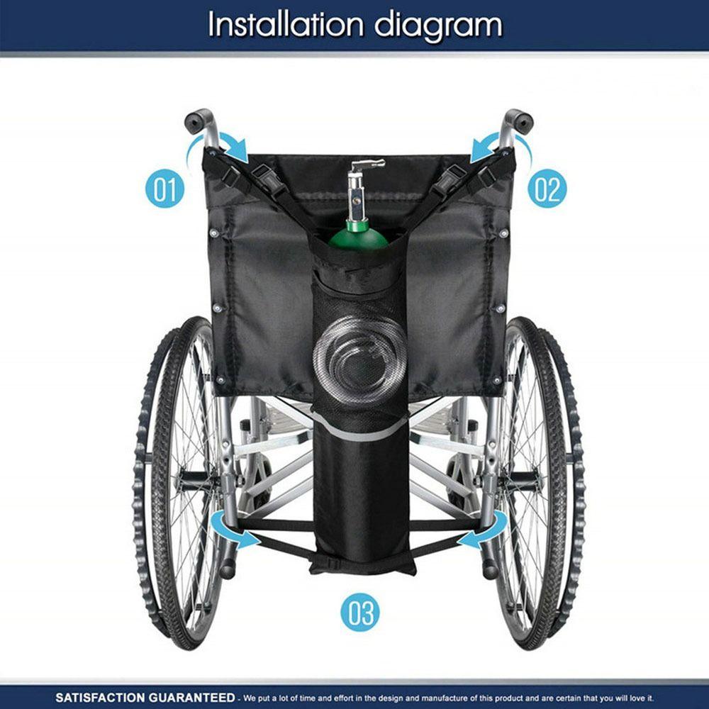 Transport Bag Wheelchair Cylinder Bag Oxygen Tank Holder Oxygen Tank Carrier Oxygen Cylinder Bag
