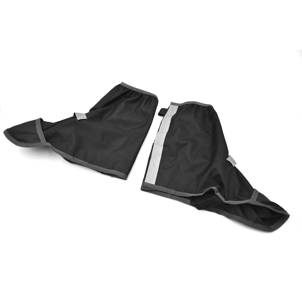 Cycling Overshoes Waterproof Bike Shoe Covers Reflective Black Adjustable Hook&loop for Riders Cyclist