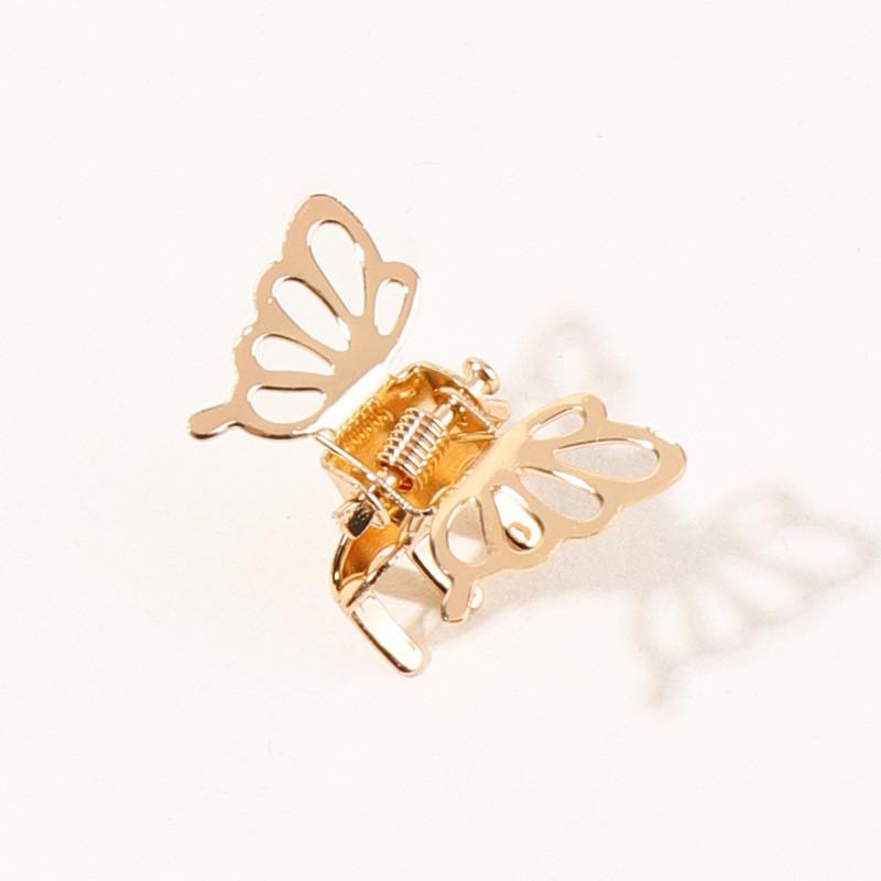 5pcs/set Small Metal Butterfly Hair Clip Claw Bangs Side Clip Hair Grasping Fashion Mini Hairpin Hair Accessories for Women Girl