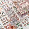 100 Pieces/set of Student Stationery Cute Cartoon Girl Series Pattern PET Stickers