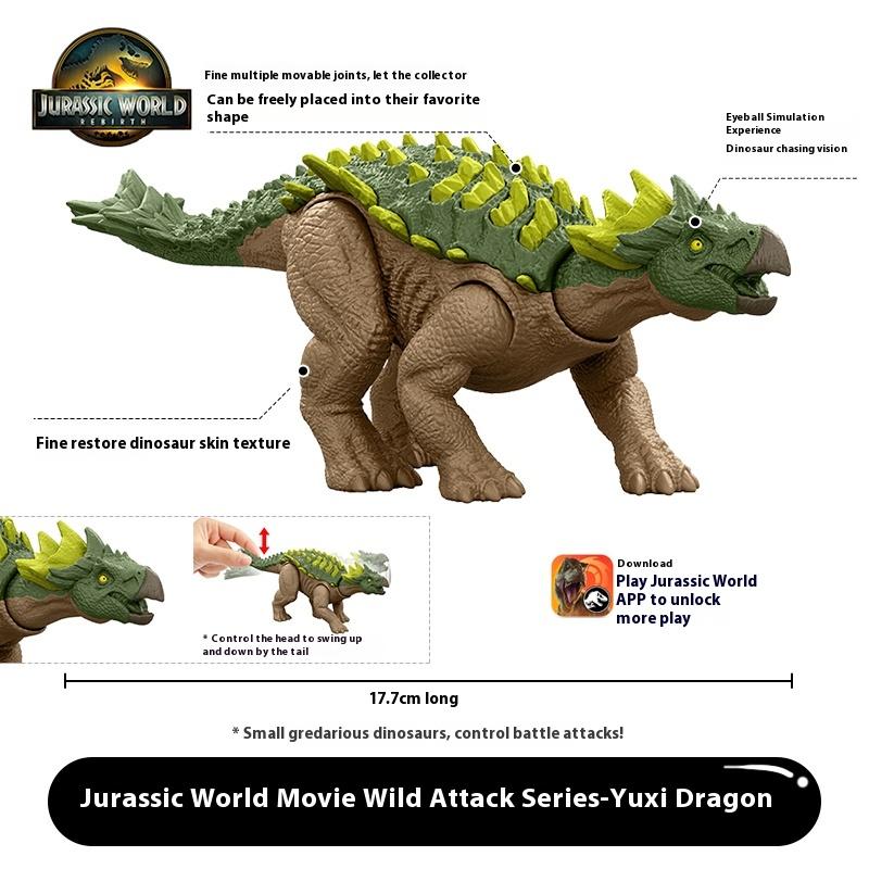 В наличии Mattel Мир Юрского периода: Rebirth 4 Фигурка Спинозавра Модель Имитация Модель Динозавра Игрушки Детский Подарок на День Рождения