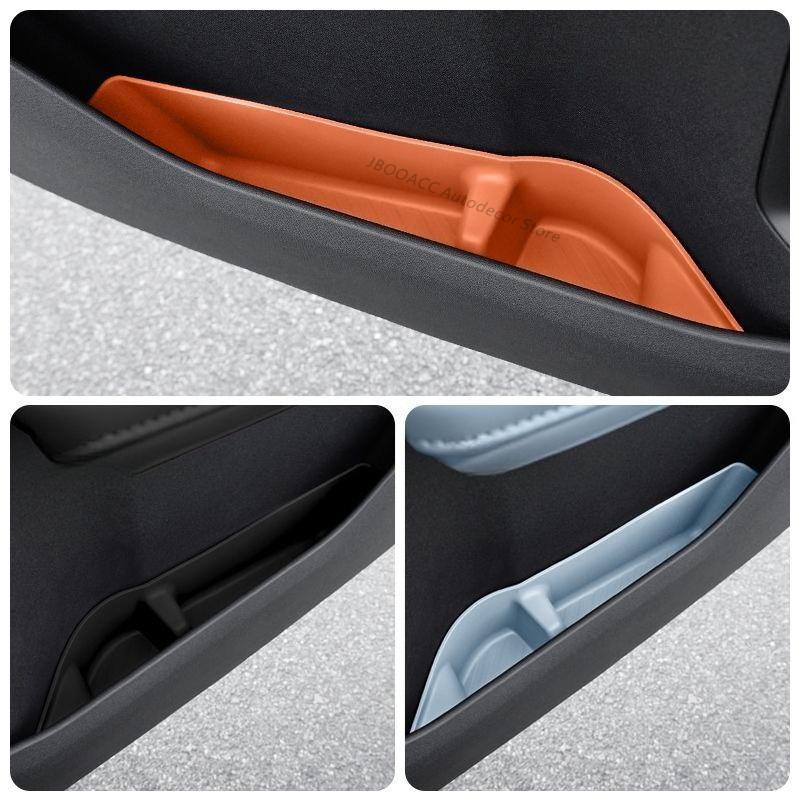 For Changan Deepal S05 2024+ Door Side Storage Box Silicone Front Rear Door Handle Armrest Tray Organizer Interior Accessories