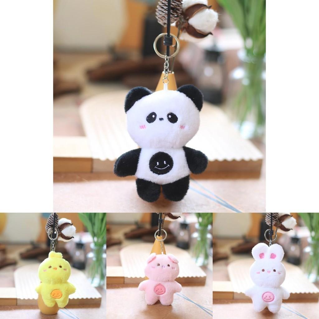 Super Soft Mini Animal Plush Keychain Pp Cotton Filled Cute Bag Decoration