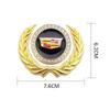 For Toyota Land Metal for Cadillac ATS BLS CT4 CT6 CTS ESCALADE STS XLR XT5 XTS SLS Car Body Side Window Ear of Wheat Emblem Sticker Accessories