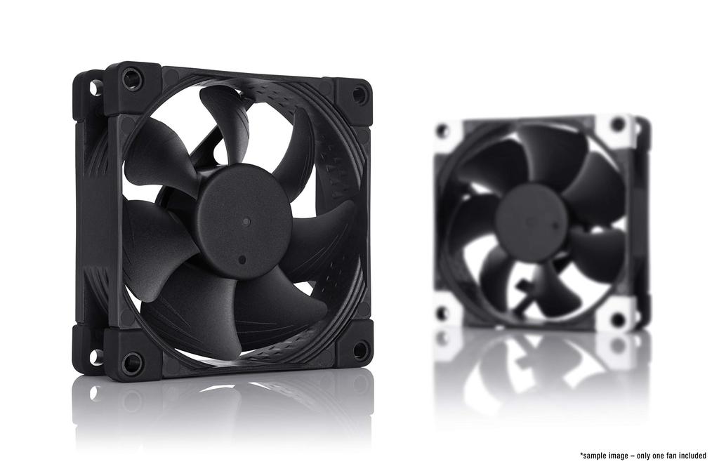 Noctua NF-A8 PWM chromax.black.swap, Премиальный тихий вентилятор, 4-контактное подключение (80 мм, Черный)