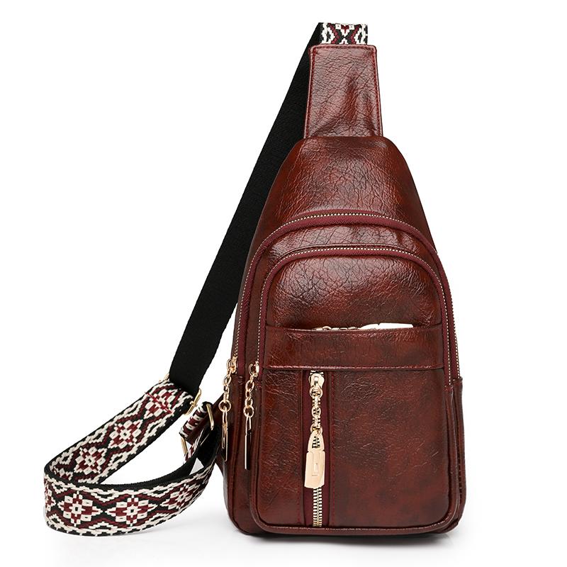 Женская нагрудная сумка, сумка на пояс, винтажная сумка через плечо