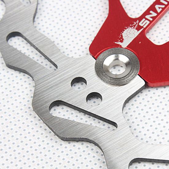 Bicycle Brake Disc Practical Heat Dissipation 6 Bolt Pattern Stainless Steel Disc Brake Rotor Outdoors Supplies