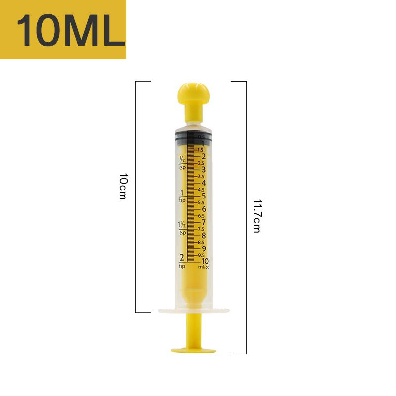 5Pcs Measurement Syringe With Cap, For Scientific Labs, Liquid Dispensing, Pet And Party Supplies, Oral Liquid 5Cc/5Ml-10Cc/10Ml