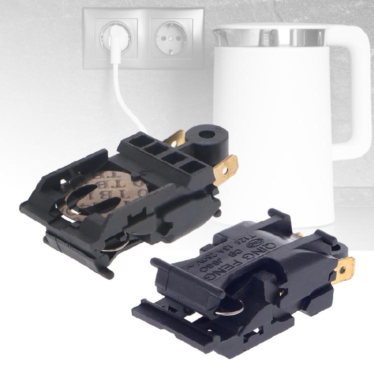 2pcs13A/16A 250V Auto Shut Off Kettle Switches Automatic Shut Off Large Power Kettle Switches for homes & Office Safety