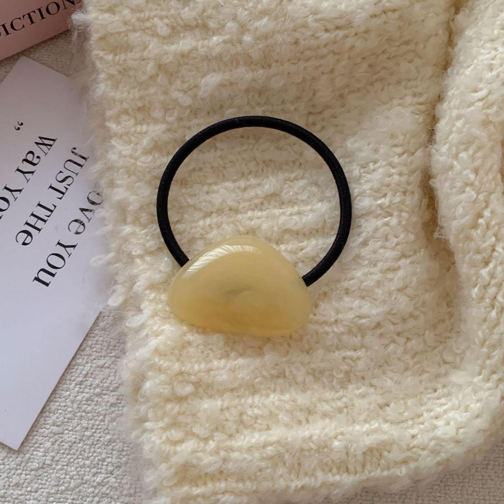 Корейская минималистская треугольная резинка для волос из смолы для женщин