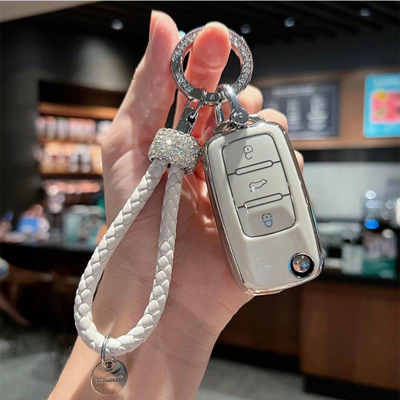 Чехол для ключа Volkswagen для Lavida, Sagitar, Tayron X, Golf, Lamando, Passat, Magotan, Tiguan L