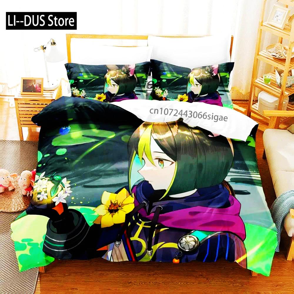 Кавайная пододеяльник Genshin Impact Тигнари для мальчиковой спальни Односпальный Twin Full Queen King Размер 2025 Покрывало Наволочка
