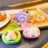 Dog Poached Egg Keychain Backpack Pendant Cartoon Bag Decoration Kids Gifts