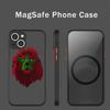 Чехол для телефона с флагом Марокко, прозрачный магнитный магнит Magsafe для iPhone 13 12 11 Pro Max Mini, чехол для беспроводной зарядки
