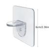 10/20Pcs Adhesive Support Shelf Bracket Non-Perforated Wardrobe Strong Partition Layer Fixed Paste Hook Home Kitchen Accessories