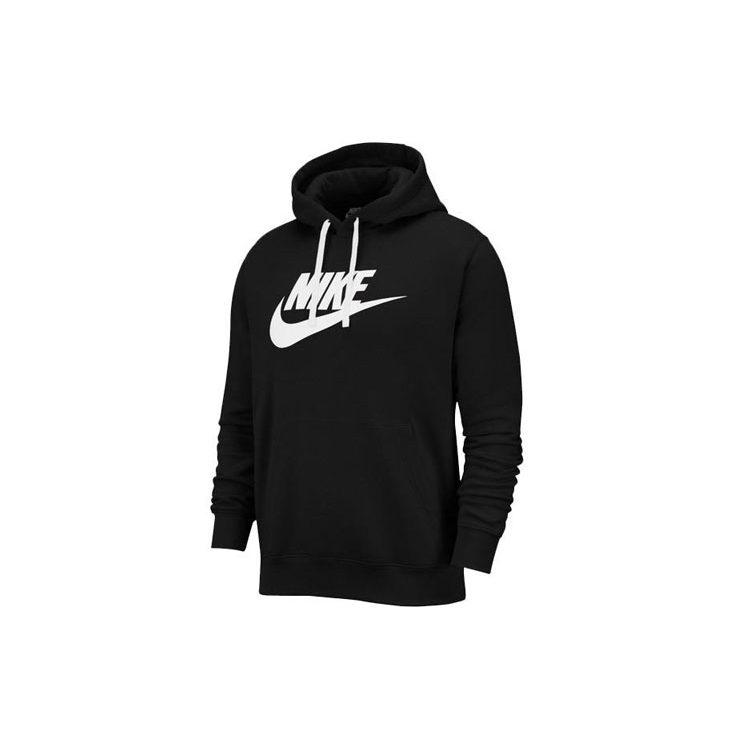 Nike Мужская толстовка с капюшоном и графическим принтом Sportswear Club Fleece BV2973-010