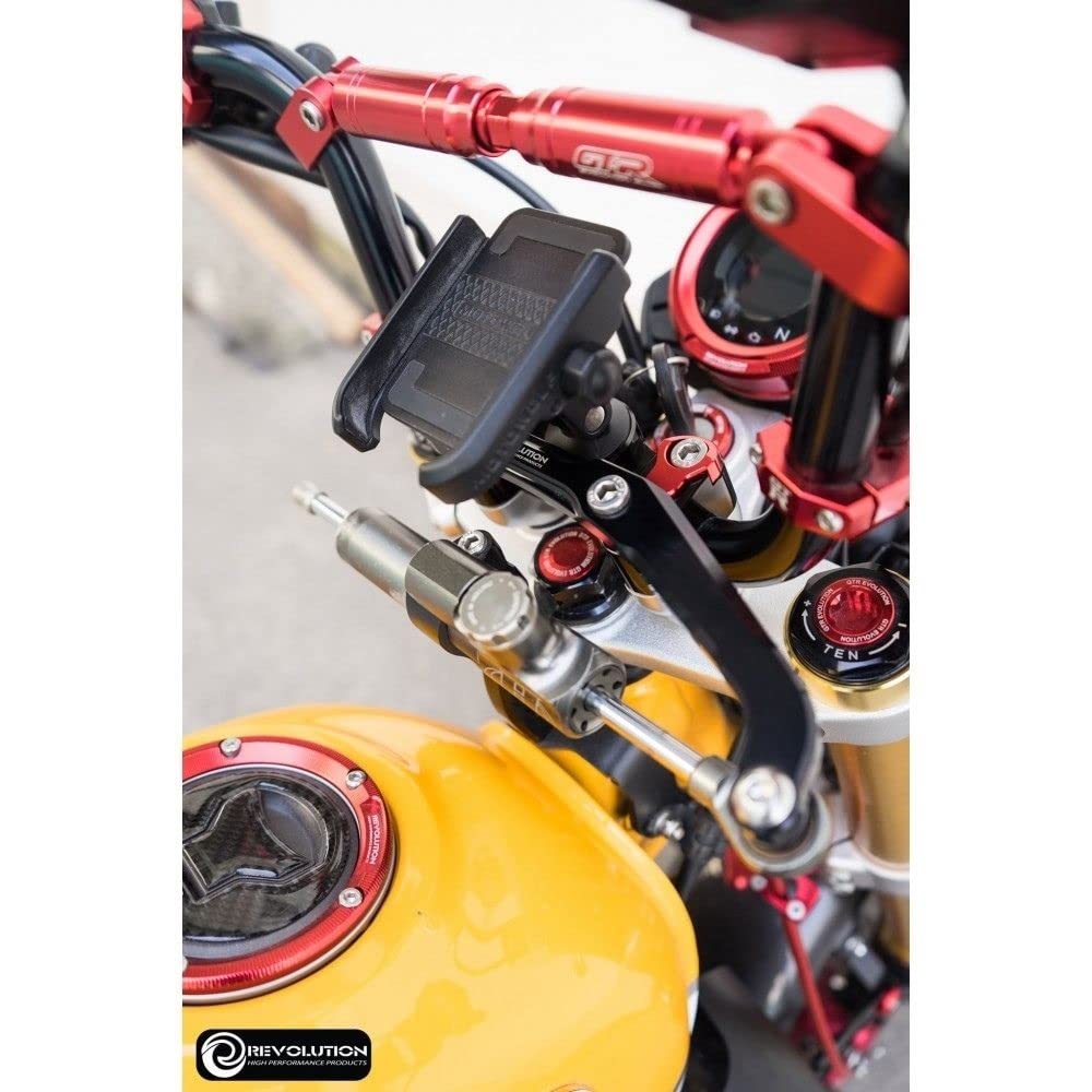 Revolution Honda Common Handlebar Mount Clamp Honda CT125 MSX125 Grom Monkey125 Handlebar Mount Clamp 22mm Revolution Grom/Monkey/CT125 (Yellow)